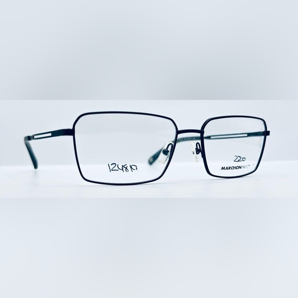 Marchon M-2010 Black Rectangular Sunglasses Frames Only